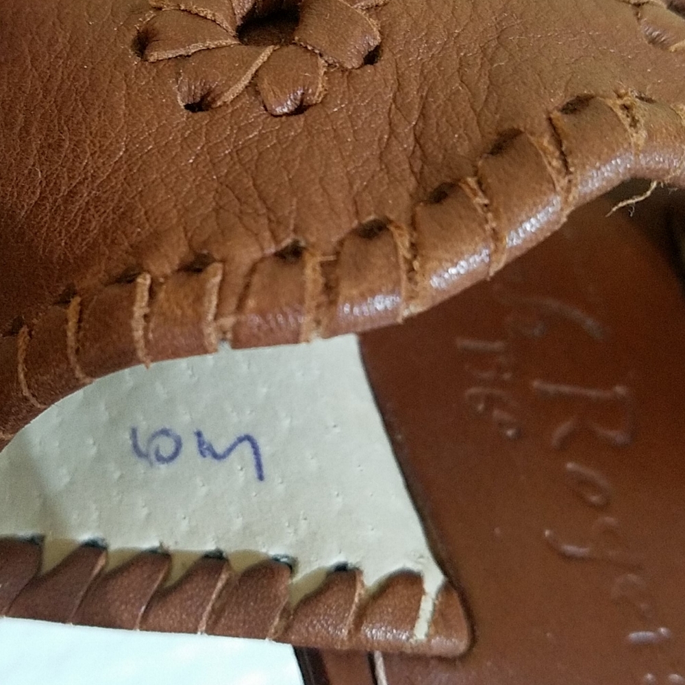 Jack Rogers Brown Leather Thong Sandals - Picture 9 of 15